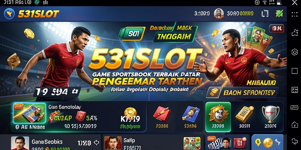 Tampilan menarik dari gameplay 531SLOT dalam sportsbook.