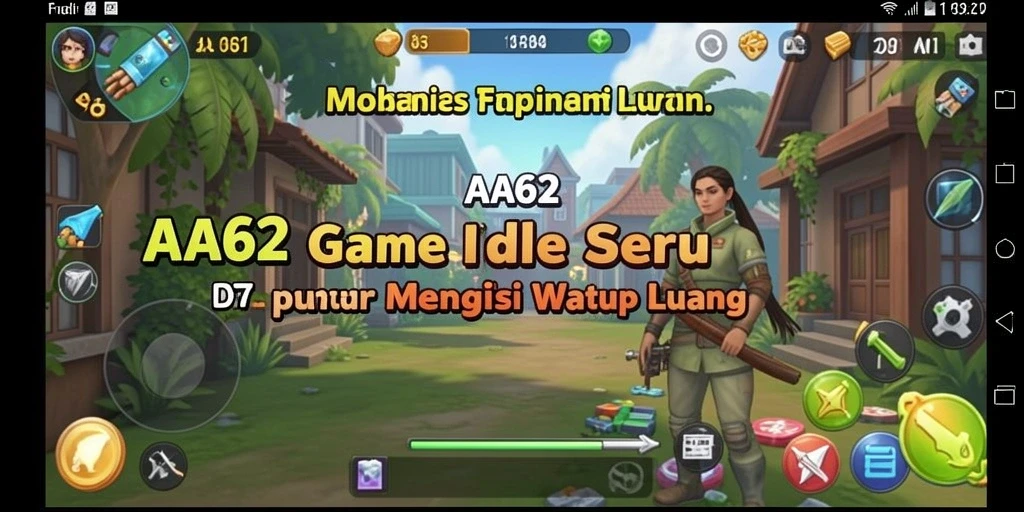 Tampilan gameplay menarik dari AA62 yang menggambarkan keseruan permainan Idle.