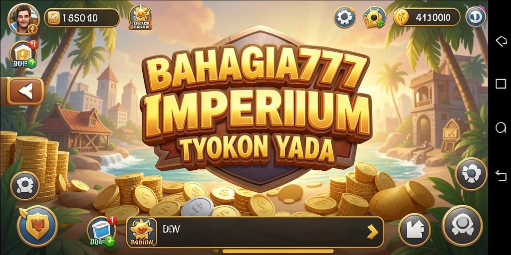 Gameplay menarik dalam BAHAGIA777 menampilkan pengelolaan bisnis Tycoon.