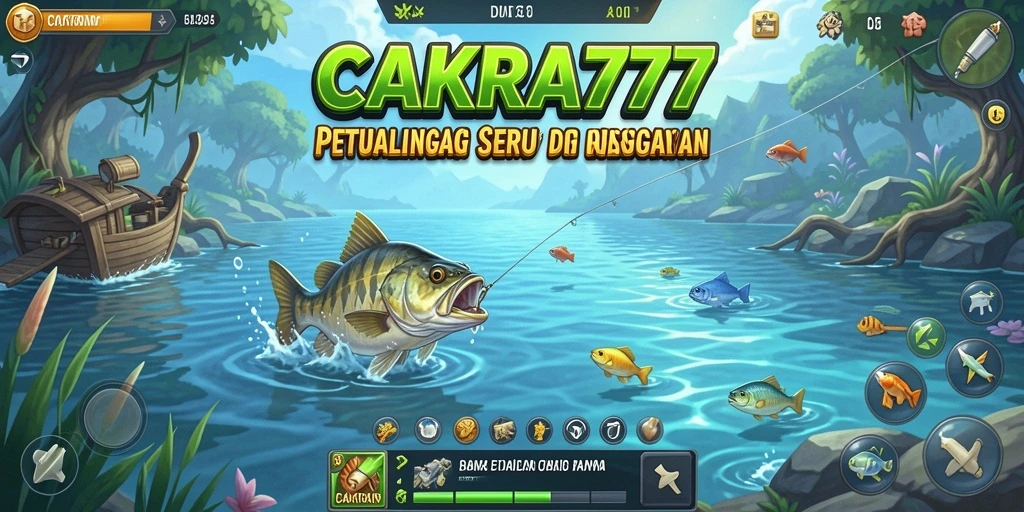 Screenshot utama CAKRA777 menampilkan pengalaman memancing yang mendebarkan dan visual memukau.