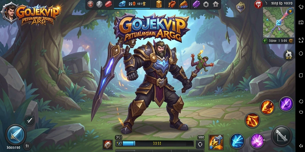 Tampilan seru dalam pertempuran ARPG GOJEKVIP.