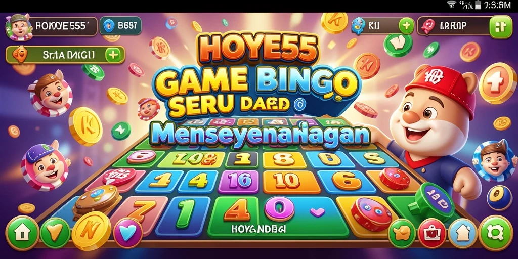 Tampilan gameplay Bingo yang menarik di HOYE55.