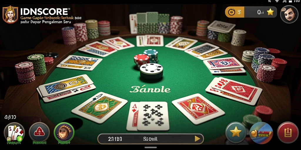 Tampilan gameplay IDNSCORE yang menarik dan interaktif.