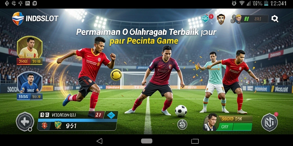 Tampilan gameplay INDSLOT yang seru dan penuh aksi olahraga.