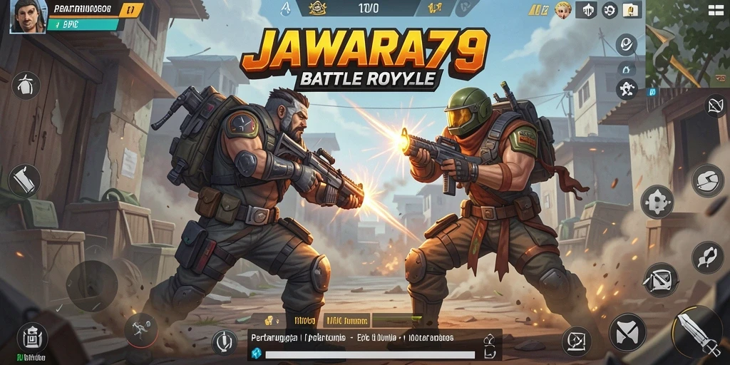 Game Battle Royale yang seru dengan aksi mendebarkan.