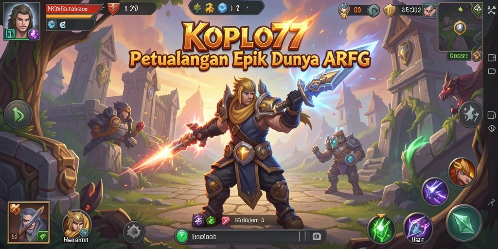 Screenshot gameplay KOPLO77 menampilkan aksi seru dalam petualangan ARPG.