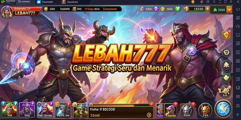Tampilan gameplay seru dalam LEBAH777 yang penuh strategi.
