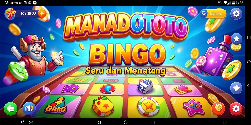 Tampilan gameplay Bingo yang menegangkan dari MANADOTOTO.