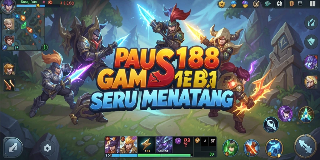 Tampilan gameplay menarik dari PAUS188 dengan pertarungan seru.