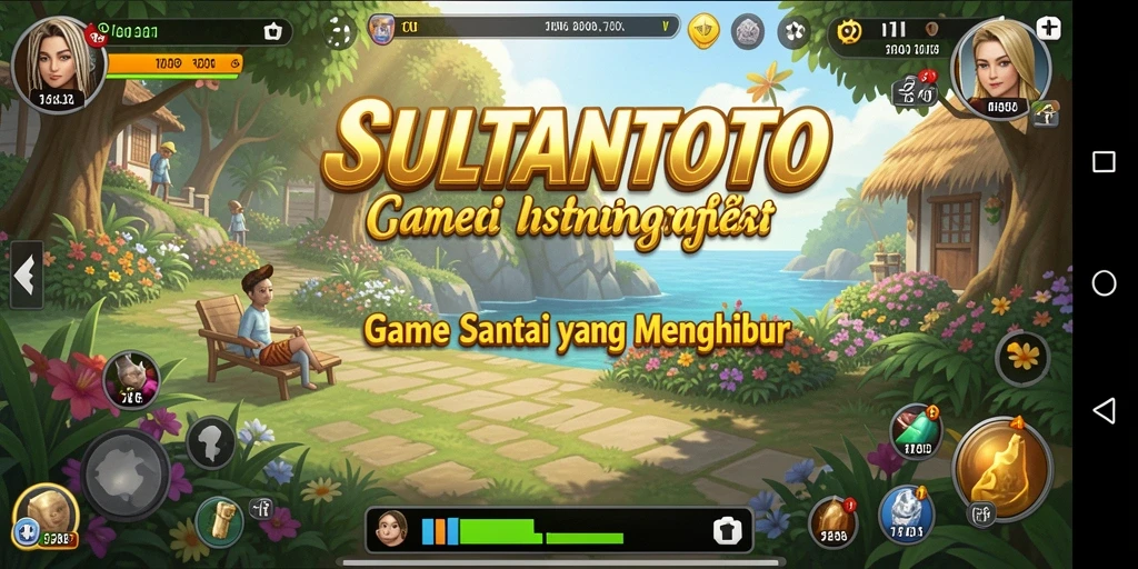Tampilan gameplay SULTANTOTO dengan grafis menarik dan antarmuka yang intuitif.