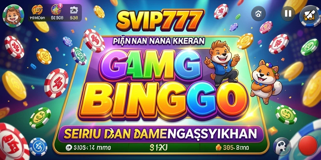 Tampilan gameplay Bingo SVIP777 yang seru dan berwarna.