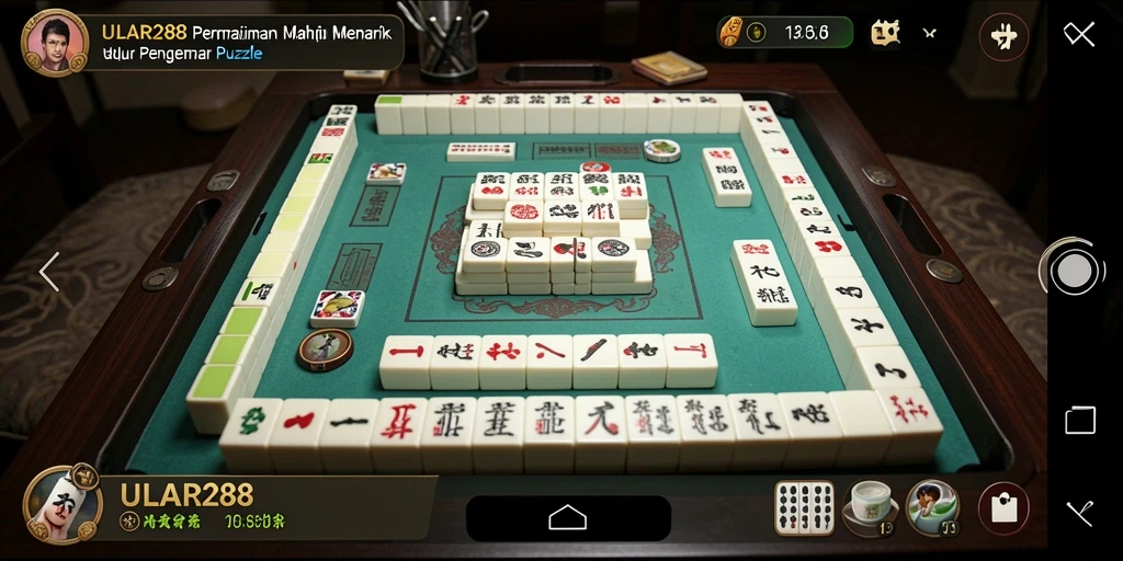 Tampilan gameplay Mahjong yang memukau di ULAR288.